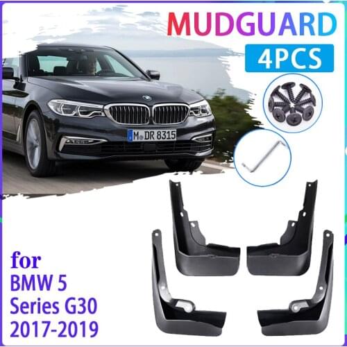 Car Mud Flaps For BMW 5 Series G30 2017 2018 2019 Mudguard Splash Guards Fender Mudflaps Auto Accessories
