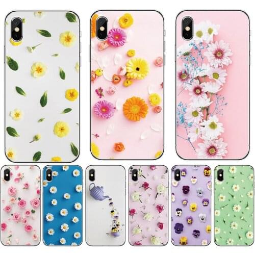 Cases For LG Velvet 2 pro Stylo 6 7 4 5 G8X G8s ThinQ V60 K40s K50s K51s K41s soft TPU Flowers phone cover