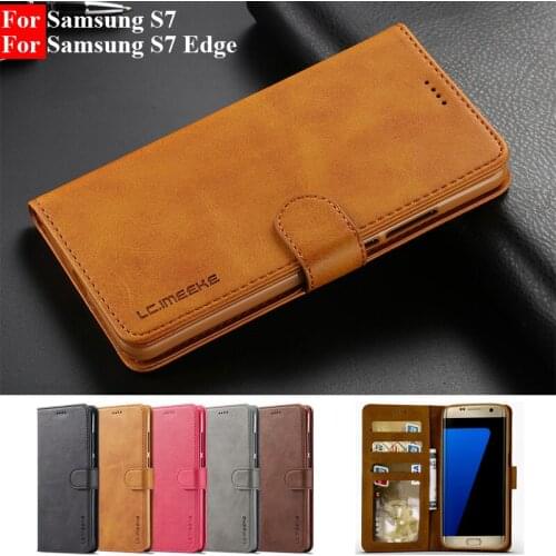 2021 For Samsung Galaxy S7 Edge Case Flip Design Phone Case On Samsung S7 Edge Case Leather Wallet Cover For Samsung S7 S 7 Edg