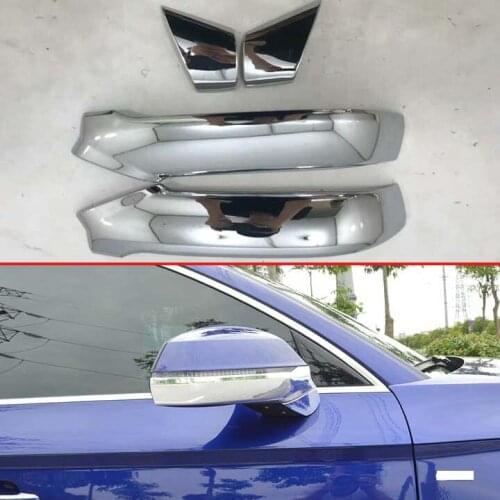 For Audi Q5 FY 2018 2019 Decorate Accessories ABS Chrome Side Mirror Rear View Wing Chrome Cover Trim