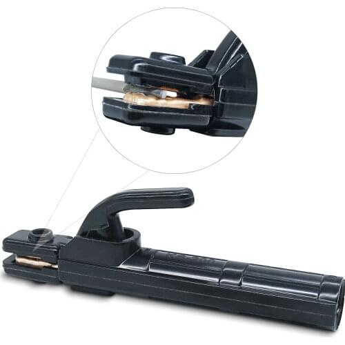 300A Electrode Holder Stick Welding Rod Copper Mini Cable Welding Clamps Stinger Clamp Tool Heat Resistant