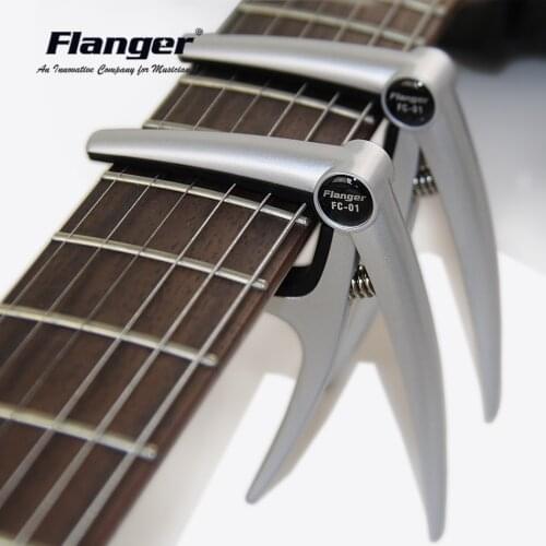 Flanger Guitar Capo for 6 String Acoustic Electric Guitar Aluminum Alloy High Strength Spring free shipping