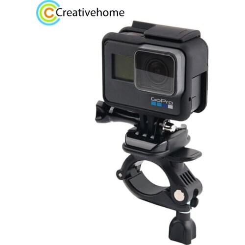 GP435 Small Size Bicycle Motorcycle Handlebar Fixing Mount for GoPro HERO6 /5 /5 Session /4 Session /4 /3+ /3 /2 /1 / Fusion