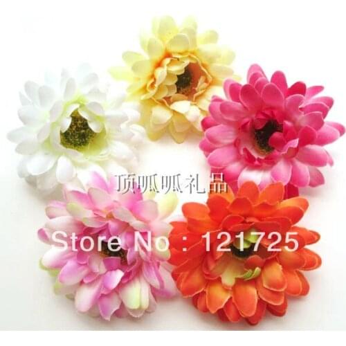 Chrysanthemum silk flower artificial flower diy hairpin hair accessory wedding decoration flower 6.5cm
