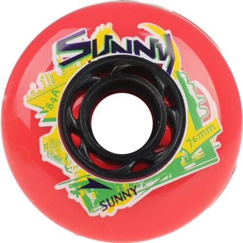 83A 84A SUNNY Slalom Inline Skating Wheels for SEBA FSK Street Road 76mm 80mm Skates Ruedas for 231mm 243mm Skates Chassis