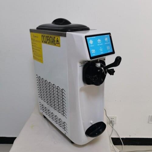 Commercial Soft Ice Cream Machine Silent Design Ice Cream Makers With LCD Panel Ice Cream Making Machin 110V 220V