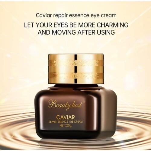 Caviar repair essence eye cream Anti Aging Dark Circles Eye Bags Remove Eye Skin Care