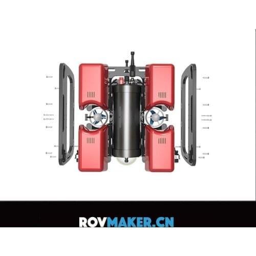 ROVMAKER DIY Kit OpenROV DIY Open Frame Universal Remote Operated Vehicle Develop Sets Framework Autonomous Underwater Vehicle