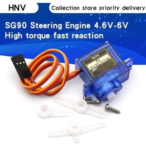 Official Smart Electronics Rc Mini Micro 9g 1.6KG Servo SG90 for RC 250 450 Helicopter Airplane Car Boat For Arduino DIY