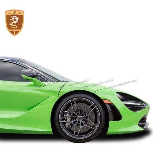 Fit For McLaren 720s front bumper carbon fiber air vent decoration side air scoop vent For 2018 720S Coupe