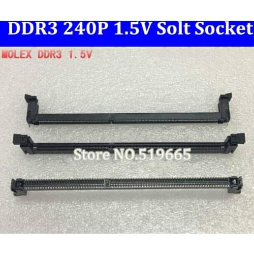 DDR3 240P 1.5V memory slot socket for desktop computer