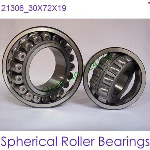 30mm Diameter Spherical Roller Bearings 21306 30mmX72mmX19mm ABEC-1 Machinery,reducer,rolling mill,crusher,vibrating screen,CNC