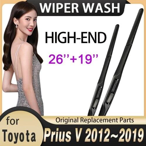 Car Wiper Blade Windscreen for Toyota Prius V Daihatsu Mebius 2012~2019 ZVW40 Windshield Wipers Car Accessories 2013 2014 2015