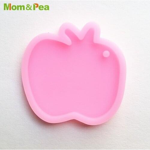 YS8028 Apple Shaped Silicone Mold For Key Chains Phone Ornamental Decoration Fondant Mould Resin Epoxy DIY Tools
