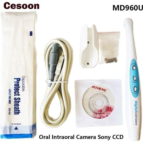 Cesoon 1Set Dental Oral Intraoral Camera MD960U USB 1/4 Sony CCD Automatic Focusing