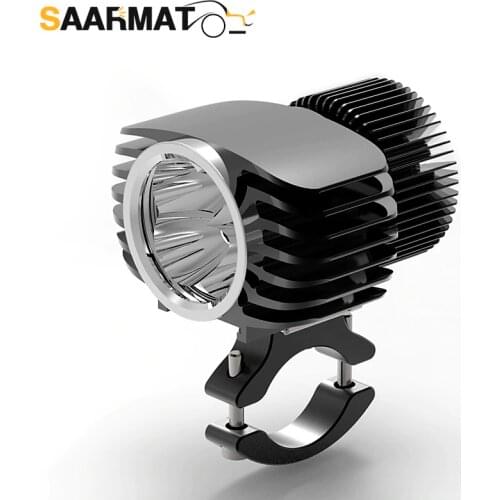 LED Motorcycle Headlight Spotlight 18W 2700Lm Super Bright White Moto Fog DRL Headlamp Hunting Driving Lights (1 Piece) SAARMAT