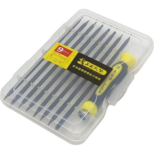 High Quality Screwdriver Set 9 In 1 Computer Maintenance Tool Mobile Phone Disassemble Tool Set 9 In 1