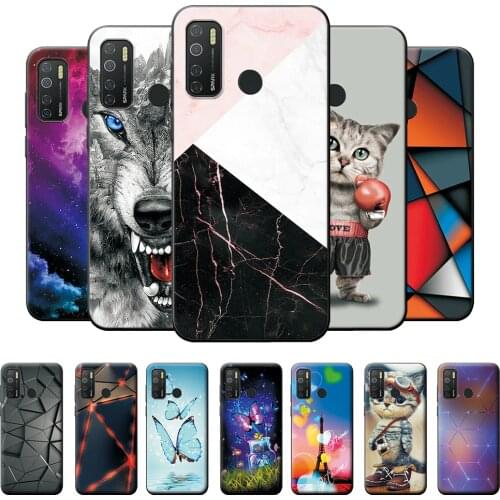 For Tecno Camon 15 Air Case Camon 15 Air Protective Case For Tecno Camon 15 Air Case Bumper 6.6 inch Silicone TPU Phone Cover