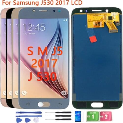 For Samsung Galaxy J5 Pro 2017 J530 J530F LCD Display with Touch Screen Digitizer Assembly SM-J530F J530N LCD Screen Replacement