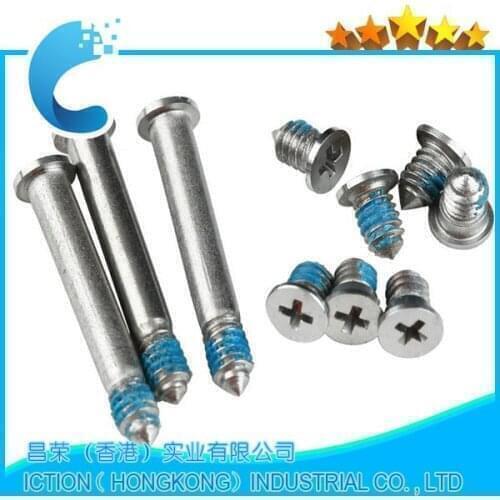 10Set/Lot Bottom Case Repair Replacement Screws For Apple Macbook Pro 13'' 15'' 17'' A1278 A1286 A1297 bottom case screws