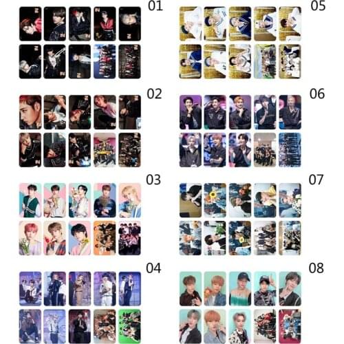 10Pcs/Set Kpop Stray Kids Double-sided Round Corner Card Photo Card Album Lomo Card Photocard