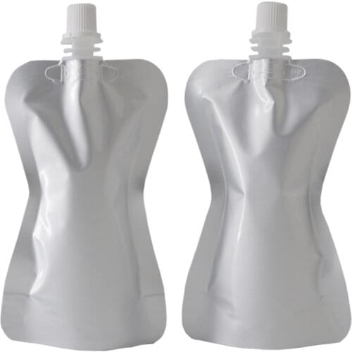 100 ML Doypack 20 PCS Aluminum Mylar Stand Up Bag Liquid Bag Pack Out door Folding Water,Beverage,Squeeze, Drink Spout Pouch