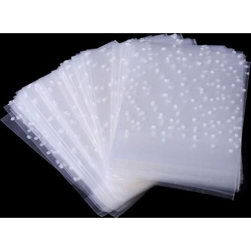 100 PCS Lovely Cute OPP Self Adhesive Cookie Bakery Candy Biscuit Roasting Treat Gift DIY Plastic Bag 10cmx10cm Retailsale