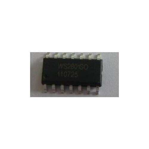1000pcs/lot) WS2801 IC Chip SMD 14PINS WS2801S WS2801SO SOP-14 LED Driver