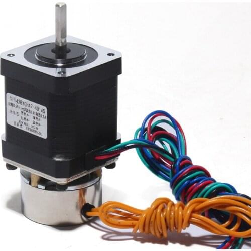 42 stepper motor with brake 0.55N power off self-locking function two-phase four-wire stepper motor length 75MM