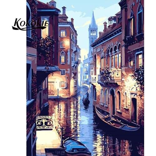 Diamond embroidery Full Square Rhinestone pictures European building Diamond Mosaic painting 5d diamond Painting accessories