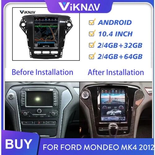 Android car radio audio player for Ford Mondeo mk4 2012 car multimedia DVD player GPS navigation vertical screen video player