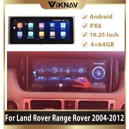 For Land Range Rover V8 2004-2012 Car Multimedia Video Player Radio Gps Navigation 10.25 Inch Android 2DIN