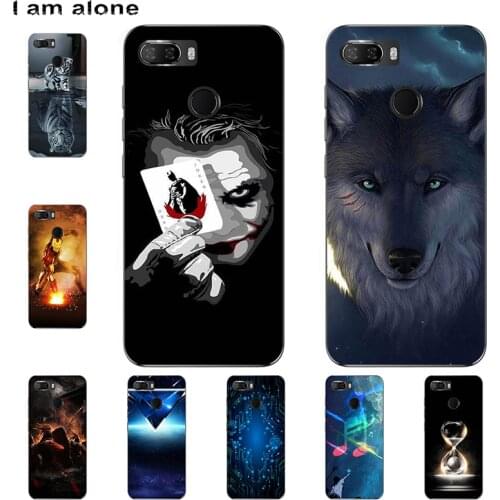 I am alone Phone Cases For Lenovo K5 K350t K5 Note K5 Play K5 Pro 2018 Soft TPU Mobile Cartoon Printed For K5 2018 Free Shipping