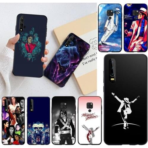 HPCHCJHM Michael Jackson dancing king Custom Photo Phone Case for Huawei P40 P30 P20 lite Pro Mate 20 Pro P Smart 2019 prime