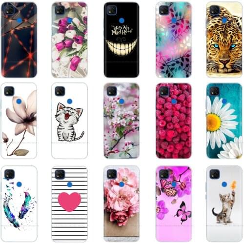 Phone Shell Bag for Xiaomi Redmi 9C Case Silicone Soft TPU Bumper for Redmi 9A Transparent Back Cover for Redmi 9 9 c 9C Coque