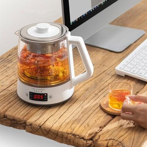 220V Electric Glass Kettle Tea Pot Health Pot 0.8L Electric Tea Kettle Water Kettle Small Mini Automatic Tea Steamer