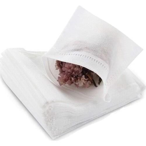 Tea Bag Coffee Filter Bag Disposable Tea Filter Bags Empty Cotton Drawstring Seal Filter Bags for for Loose Leaf Tea and Coffee