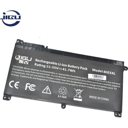 JIGU BI03XL 843537-421 HSTNN-LB7P Laptop Battery For HP X0S98PA X0T00PA X0T02PA Y8J96PA Z1C97PA Z1D28PA For Pavilion 13-U012TU