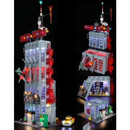 BrickBling Led Light Kit For 76178 Daily Bugle Collectible Building (NOT Include Building Bricks)