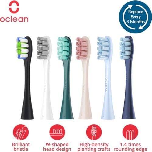 Oclean Toothbrush Head for Oclean X/X Pro/Z1/F1/One/Air 2 Electric Sonic Toothbrush Food-grade TPE/PP Material FDA Certification