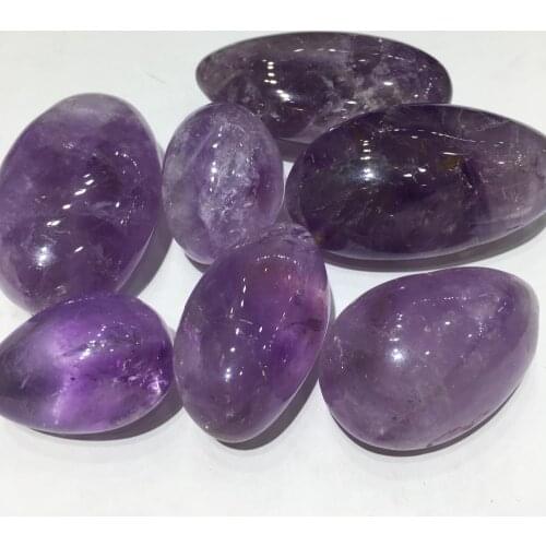 Natural Dream Amethyst Tumbled Massage Mineral Crystal Polished Minerals Healing Palm Stone For Party Gift Decoration