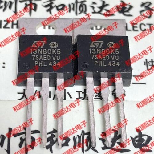 New 5pcs 13N80K5 STP13N80K5 TO-220 800V 12A