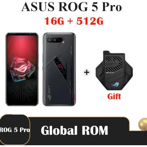 New Original Asus ROG Phone 5 Pro Ultimate ROG 5 Smart Phone 6.78'' 18RAM 144Hz Display Snapdragon 888 6000mAh 65W Fast Charge