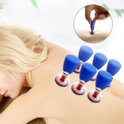 The new five lines of needle Bipolar magnet needle six household cupping acupuncture cupping device magnetic therapy-wxz1