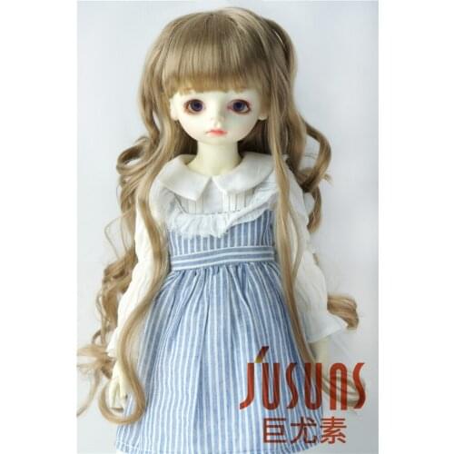 JD438 1/3 BJD Wigs SD Fashion Curly Doll Wig Size 8-9 Inch Soft Synthetic Mohair Doll Wig Fashion Doll Accessories