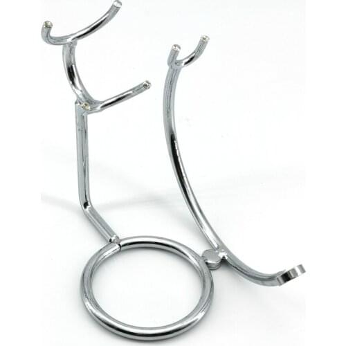 Best Men Stainless Steel Shaving Stand Dual-Purpose Shaving Brush Stand And Shaving Razor Stand