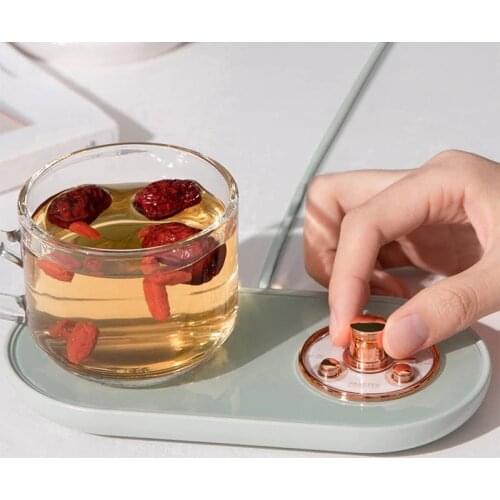 New USB heating coaster Warmer Hot Plate Smart Thermostatic Cup Coaster 3 Gear Appointment Heating Mat Pad For Coffee Milk Tea