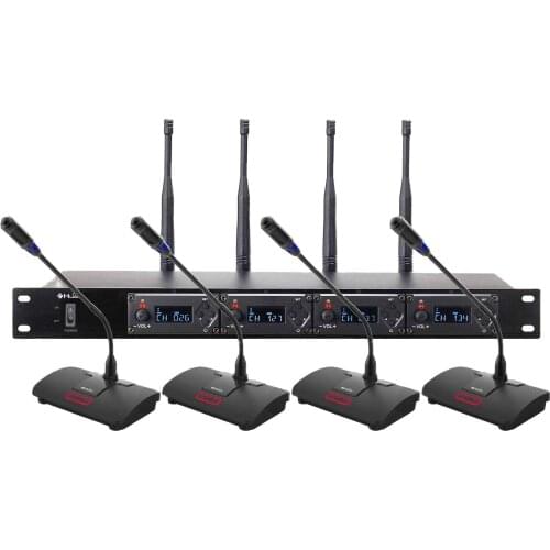 Professional UHF Wireless Microphone System Conference rooms church school microphone Karaoke applicable Anti-noise HIFI Sound