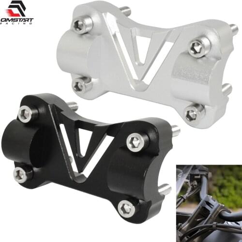 QMSTART Racing 28mm (1-1/8") Handlebar Riser Adapter Rise Bar Height Up 20mm For HONDA CB500X CB500F CB 500 XA FA 2019 2020 2021