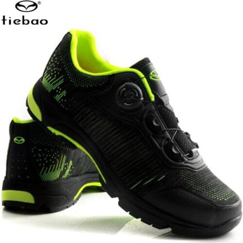 Sapatilha Ciclismo Tiebao Mtb Men Leisure Cycling Shoes Self-locking Breathable Outdoor Superstar Riding Bicycle Sneakers